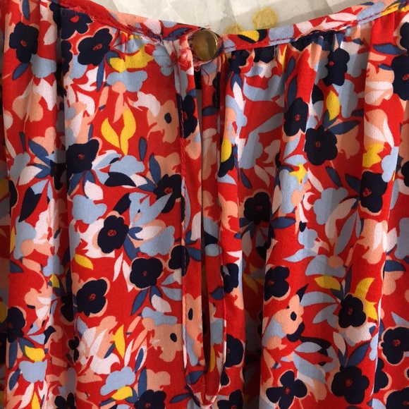 Copper Key Floral Blouse - Picture 8 of 10